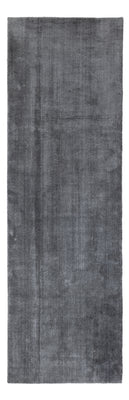 Runner Gabbeh Rug - Loribaft Softy - 300 x 94 cm - anthracite