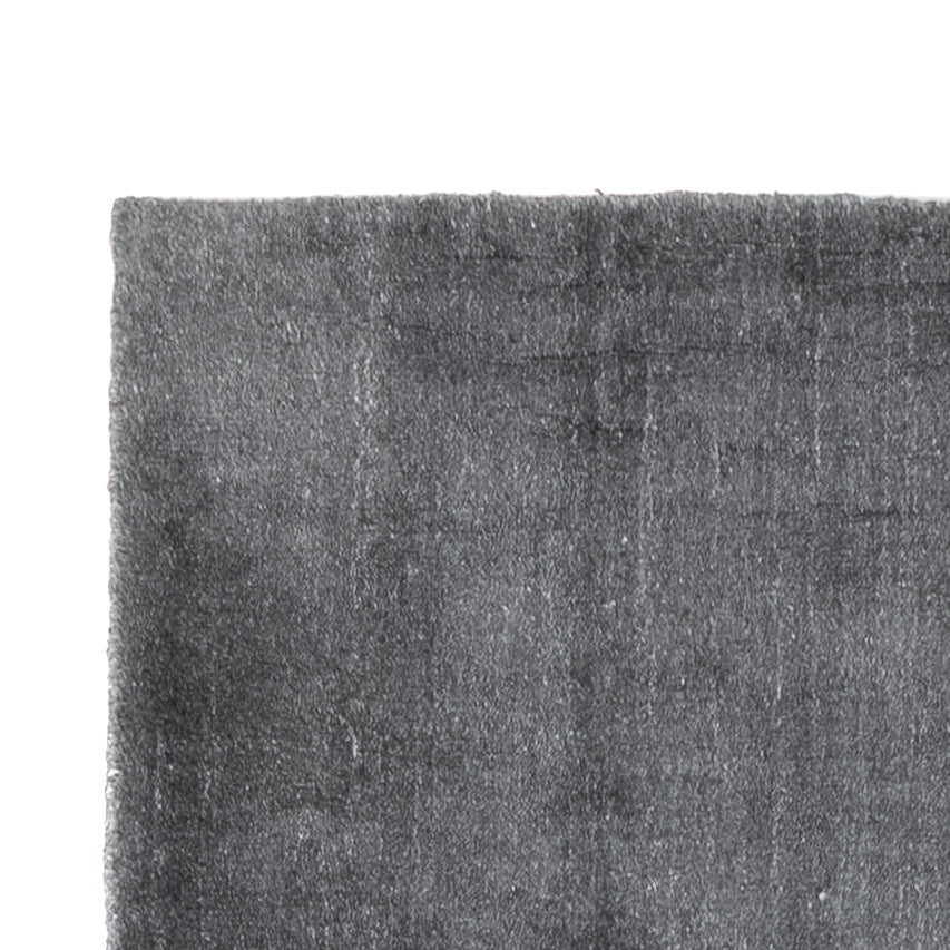 Runner Gabbeh Rug - Loribaft Softy - 300 x 94 cm - anthracite