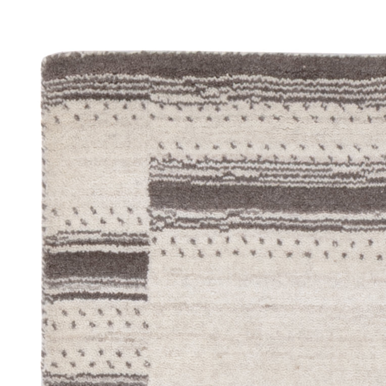 Gabbeh Rug - Loribaft Softy - 90 x 60 cm - natural white
