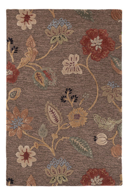 Wool Rug - 185 x 120 cm - silver