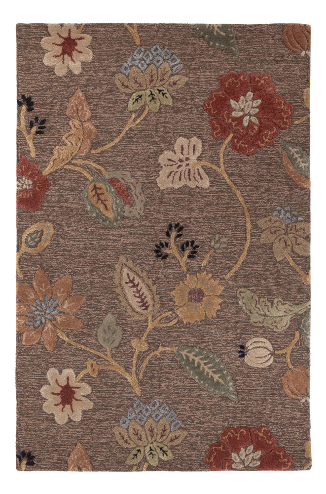 Wool Rug - 185 x 120 cm - silver