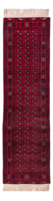 Runner Afghan Rug - Bukhara - 294 x 84 cm - red