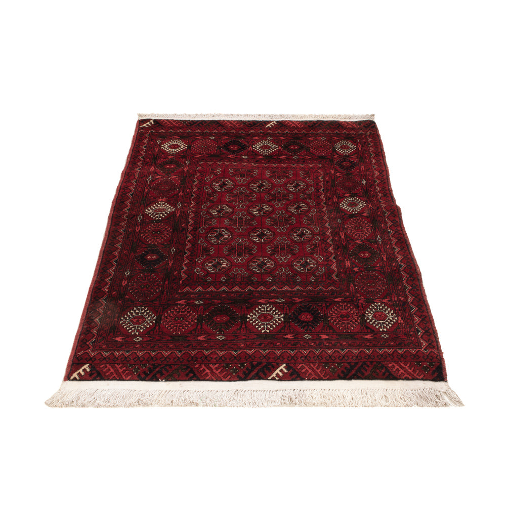 Afghan Rug - 119 x 77 cm - dark red