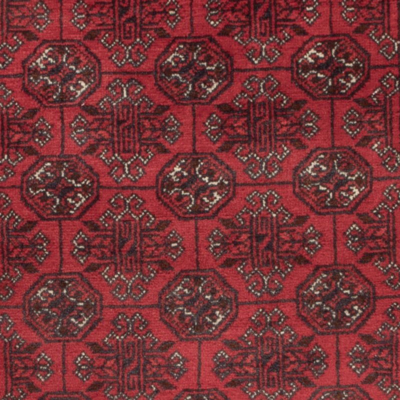 Afghan Rug - Bukhara - 122 x 70 cm - dark red