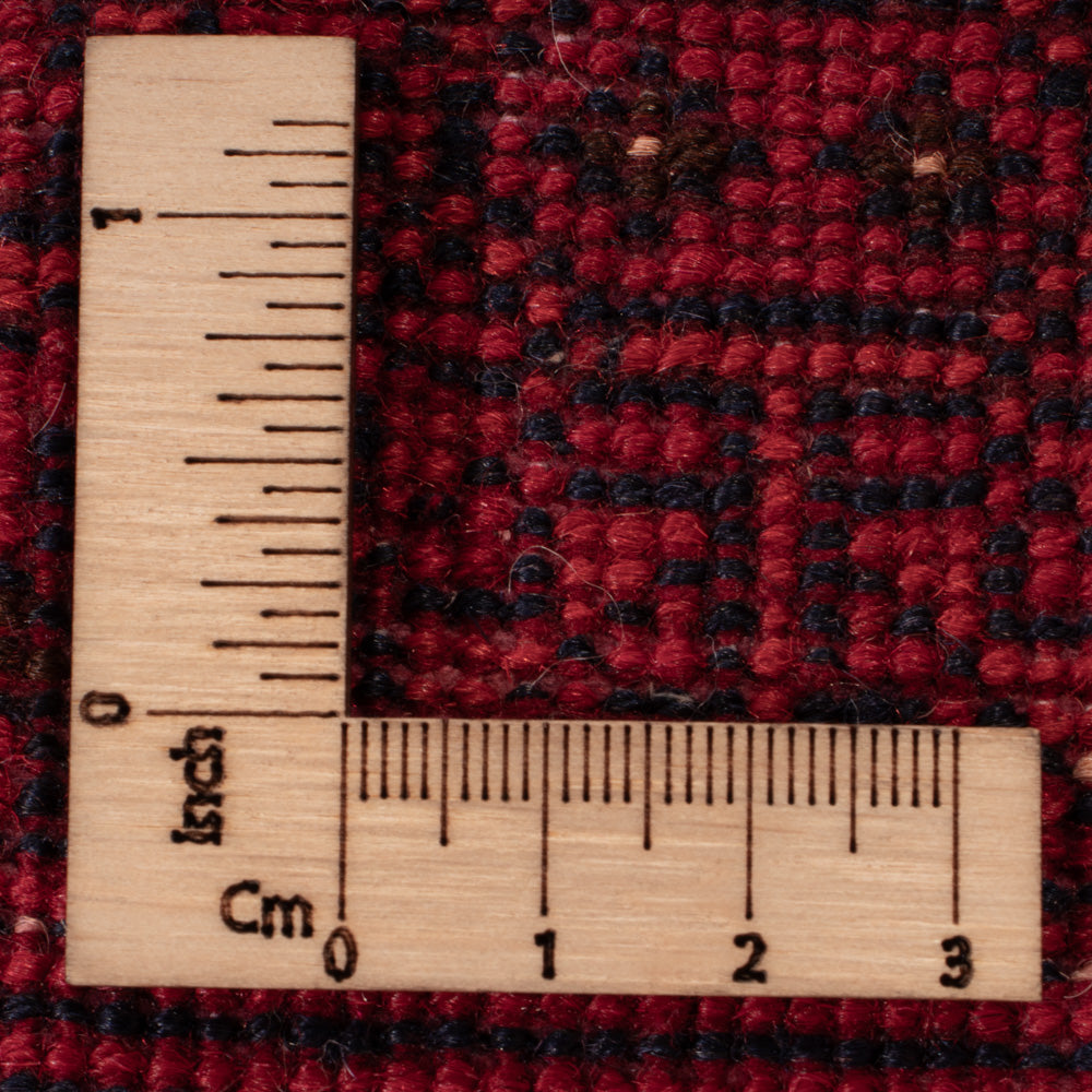 Afghan Rug - Bukhara - 122 x 70 cm - dark red