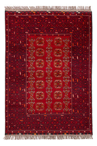 Afghan Rug - Bukhara - 147 x 104 cm - red
