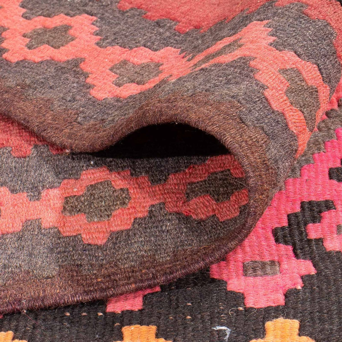 Runner Kelim Rug - Old - 330 x 160 cm - multicolored