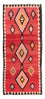 Runner Kelim Rug - Old - 387 x 160 cm - multicolored