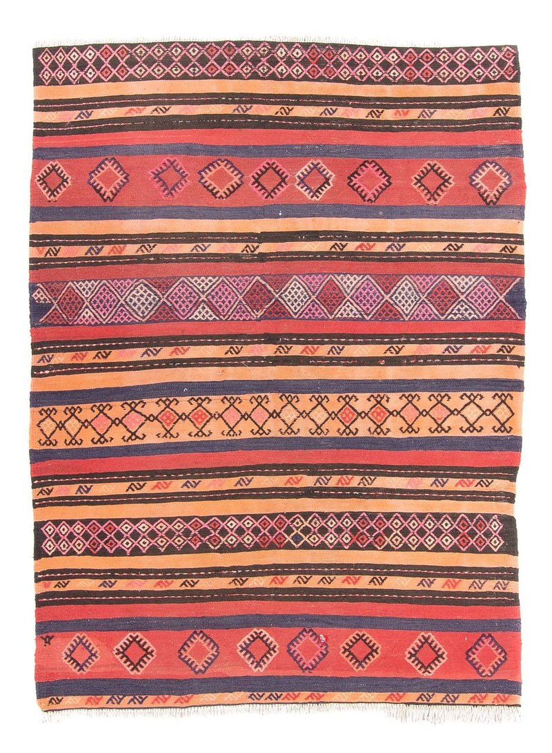 Kelim Rug - Old - 210 x 150 cm - multicolored