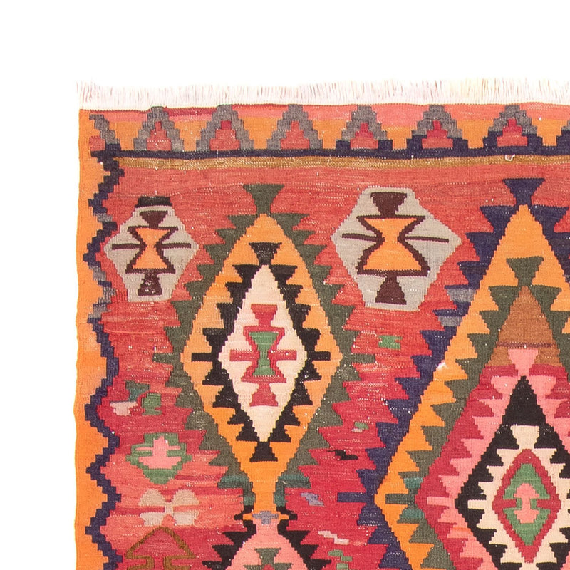 Runner Kelim Rug - Old - 310 x 165 cm - multicolored