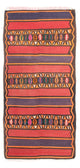 Runner Kelim Rug - Old - 310 x 144 cm - multicolored