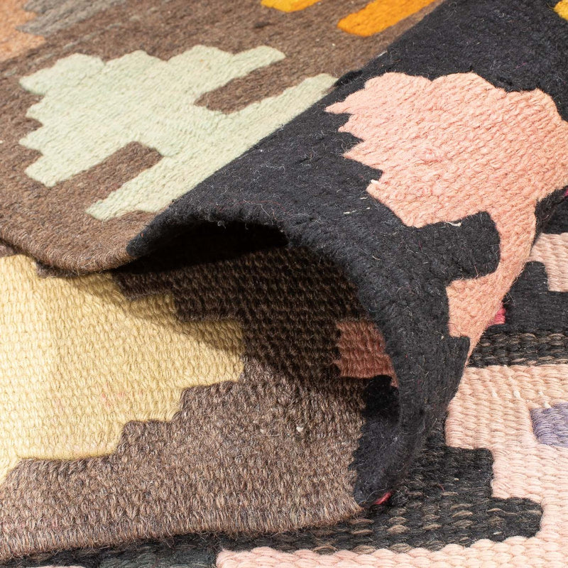 Runner Kelim Rug - Old - 360 x 147 cm - multicolored