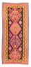Runner Kelim Rug - Old - 330 x 150 cm - multicolored