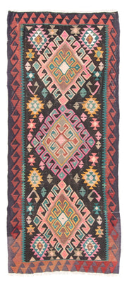 Runner Kelim Rug - Old - 347 x 150 cm - multicolored