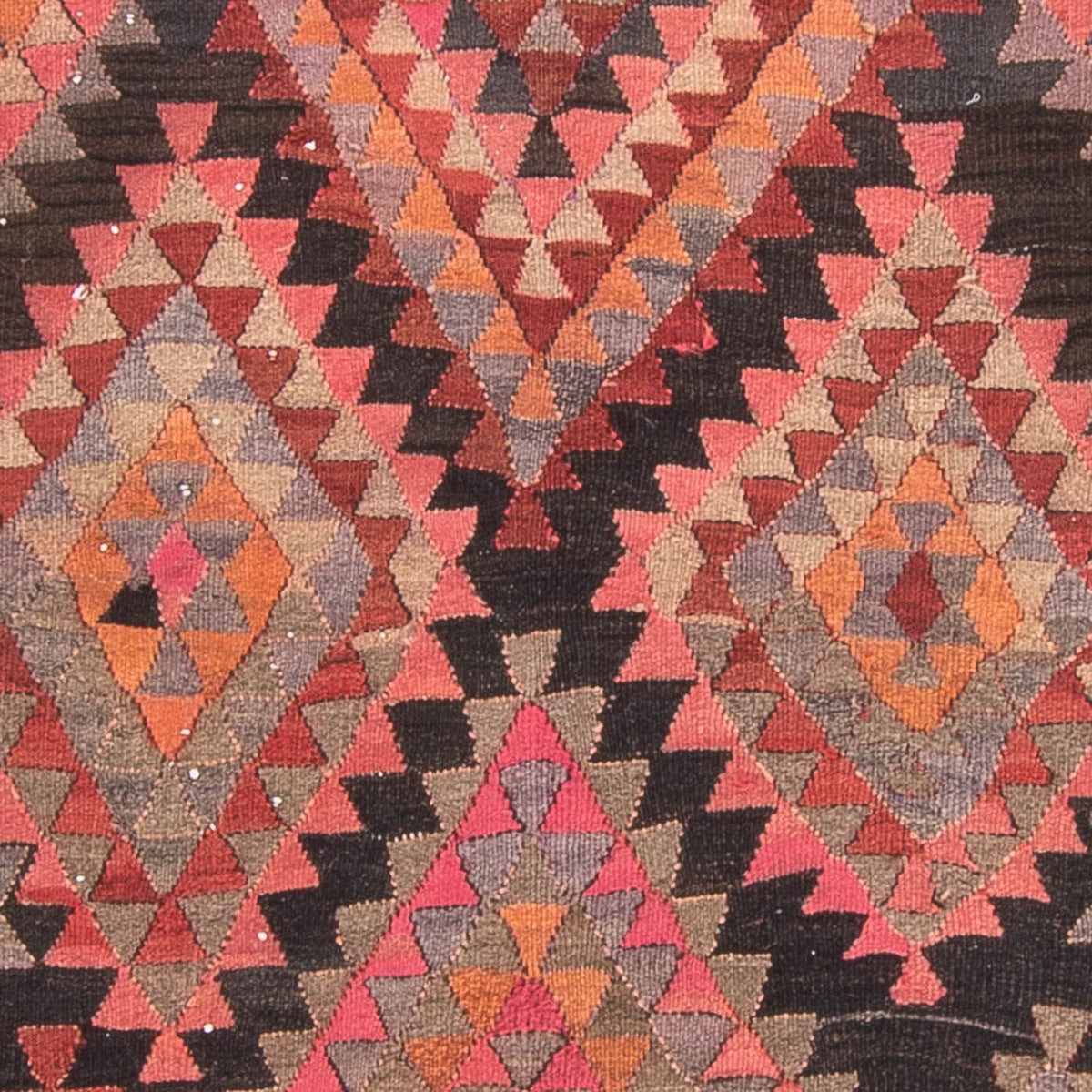 Runner Kelim Rug - Old - 460 x 143 cm - multicolored