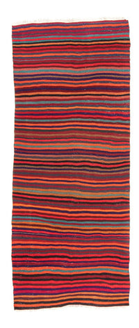 Runner Kelim Rug - Old - 300 x 122 cm - multicolored