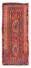 Runner Kelim Rug - Old - 355 x 150 cm - multicolored