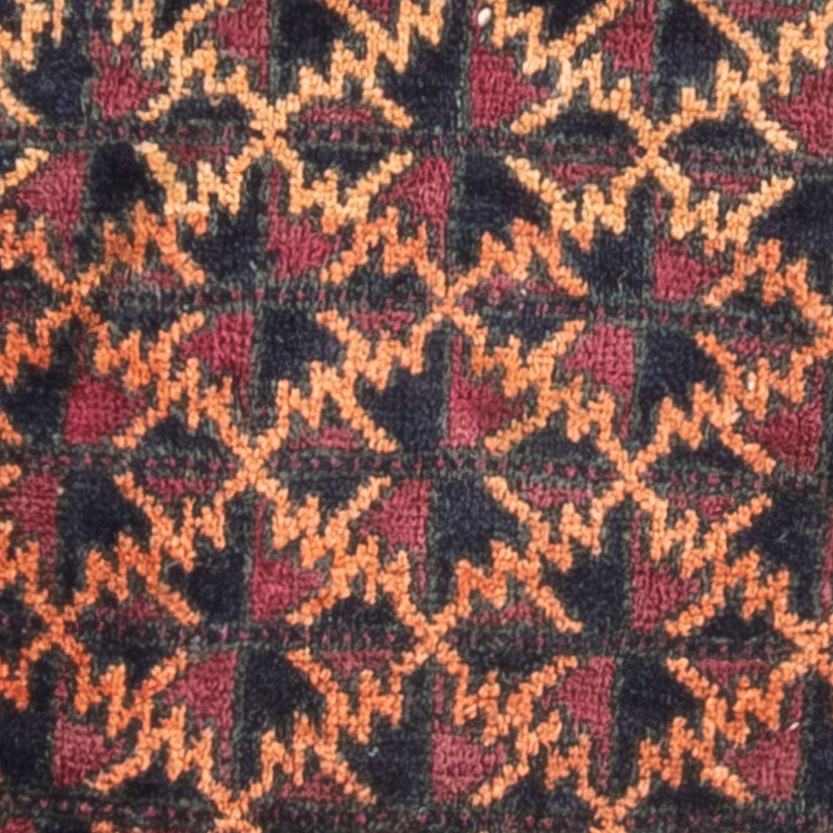 Belutsch Rug square  - 70 x 60 cm - multicolored