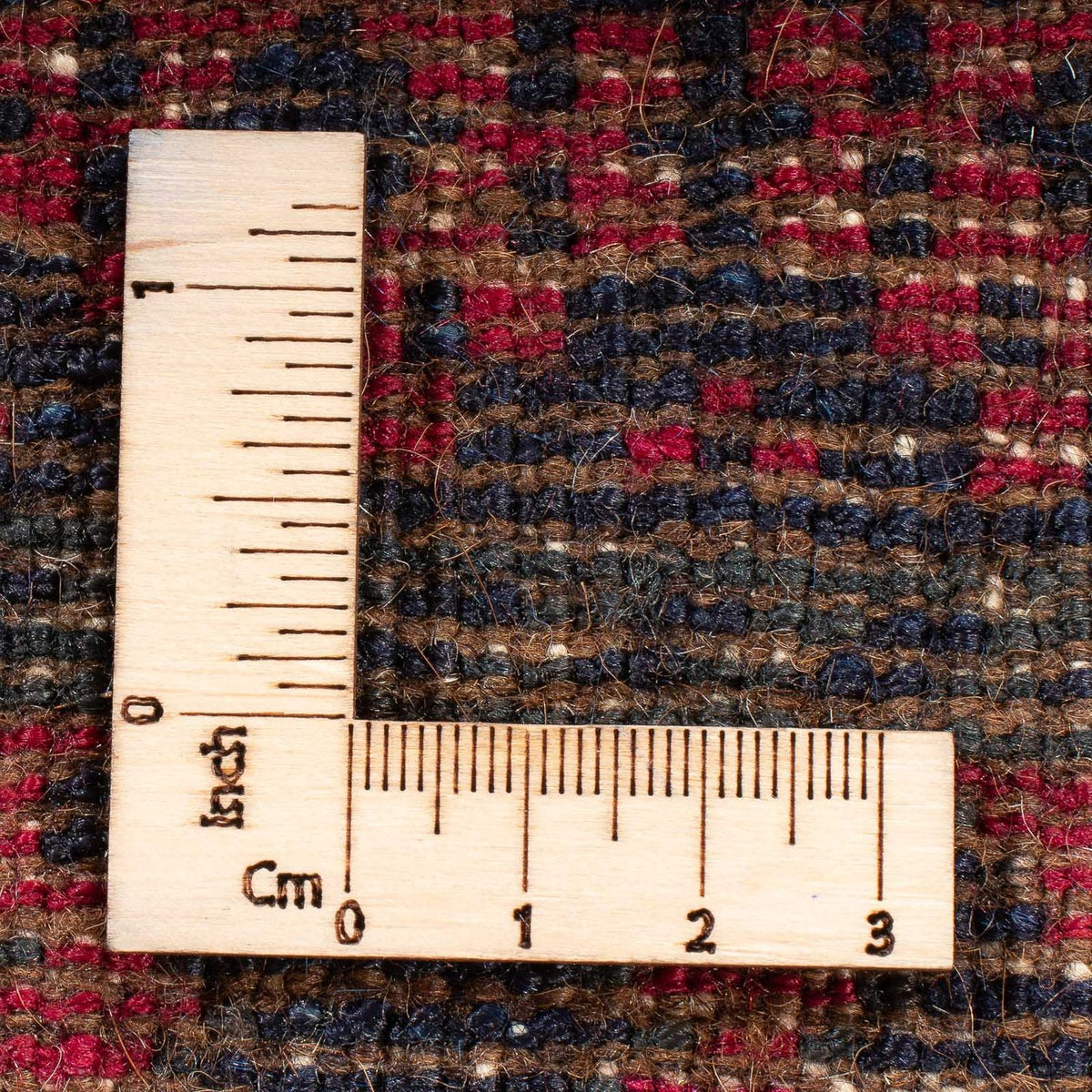 Belutsch Rug square  - 70 x 60 cm - multicolored