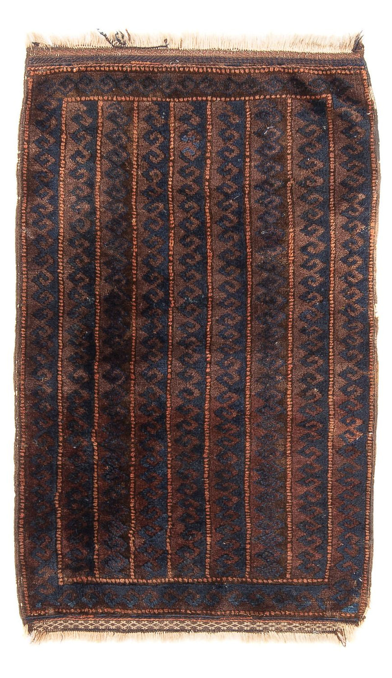 Afghan Rug - 100 x 61 cm - brown