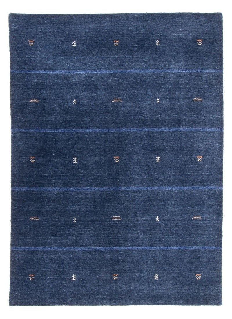Gabbeh Rug - Loribaft Softy - 240 x 174 cm - dark blue