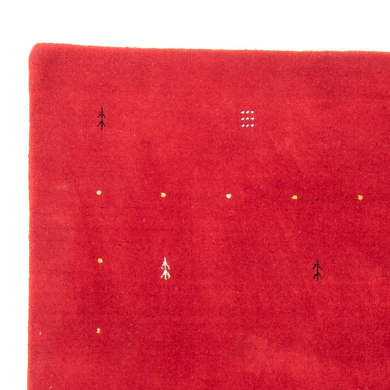 Gabbeh Rug - Loribaft Softy - 241 x 176 cm - red