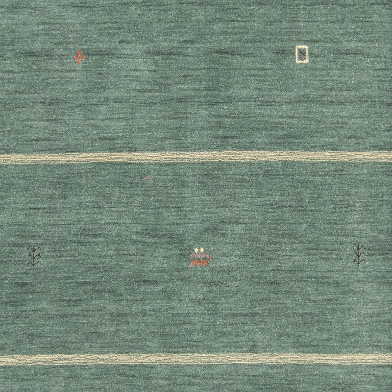 Gabbeh Rug - Loribaft Softy - 250 x 200 cm - green