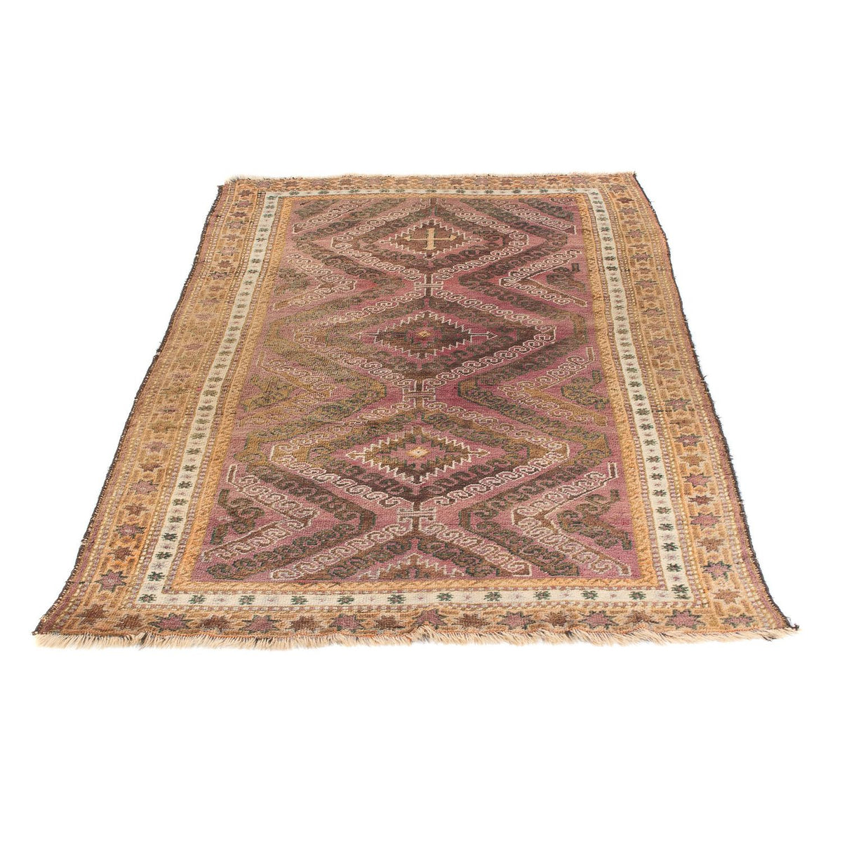 Afghan Rug - 163 x 97 cm - multicolored