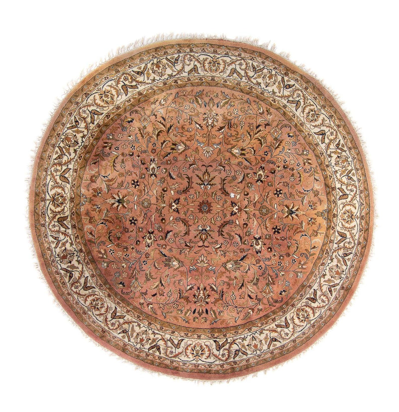 Oriental Rug - Indus round  - 245 x 245 cm - salmon