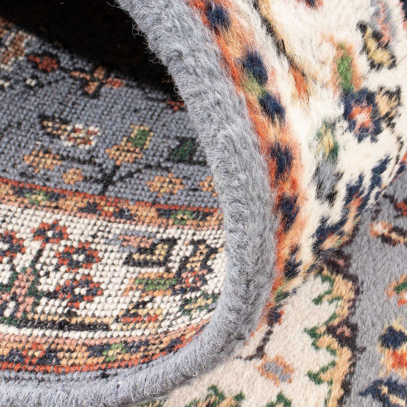 Runner Oriental Rug - Indus - 400 x 80 cm - light blue