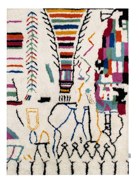 Wool Rug ColorfulMarrakesh - Wool Rug