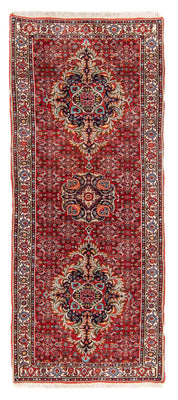 Runner Perser Rug - Bidjar - 207 x 82 cm - red