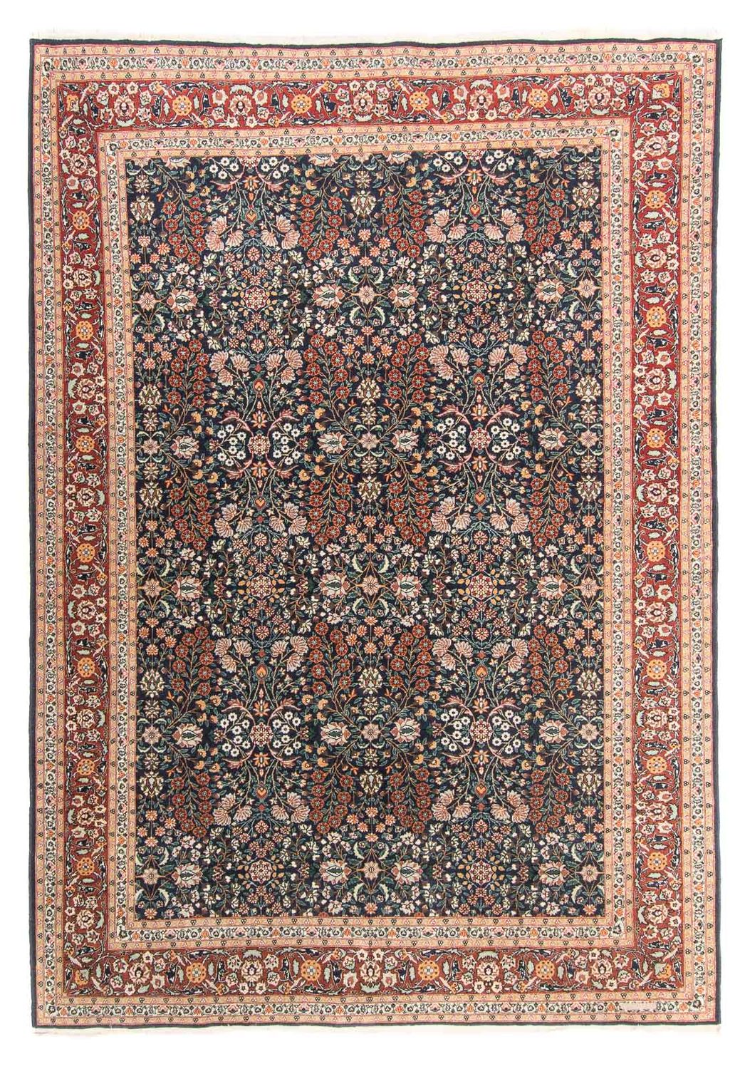 Oriental Rug - Hereke - 285 x 202 cm - dark brown