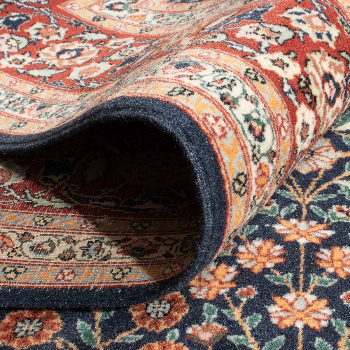 Oriental Rug - Hereke - 285 x 202 cm - dark brown