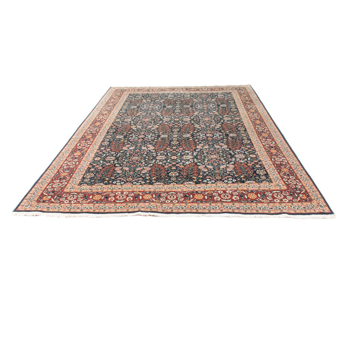 Oriental Rug - Hereke - 285 x 202 cm - dark brown