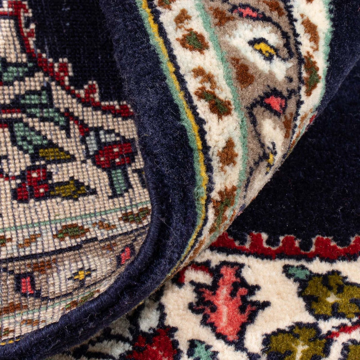 Perser Rug - Tabriz - Royal - 96 x 76 cm - dark blue