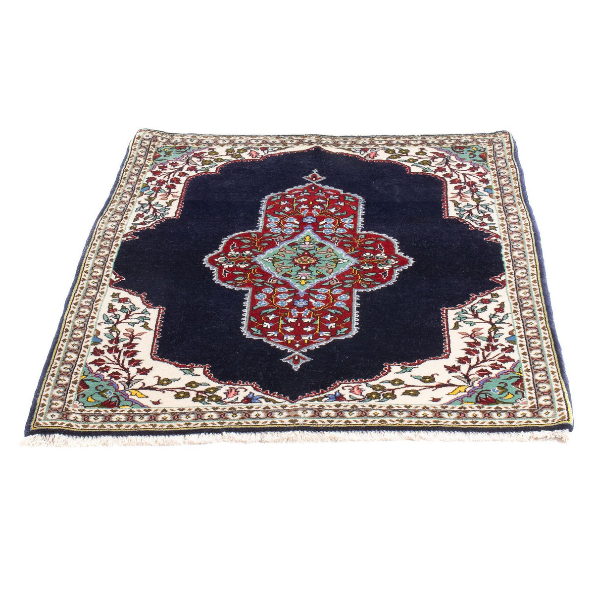 Perser Rug - Tabriz - Royal - 96 x 76 cm - dark blue