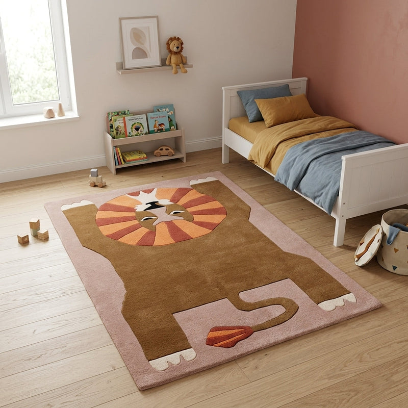 Sleeping Lion Kids Rug