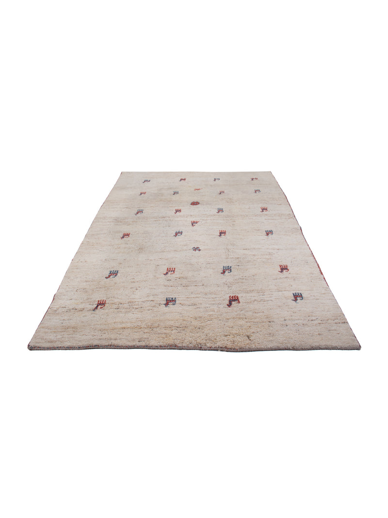 Gabbeh Teppich - Perser - 290 x 212 cm - hellbeige