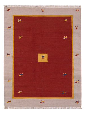 Kelim Teppich - Trendy - 200 x 140 cm - rot