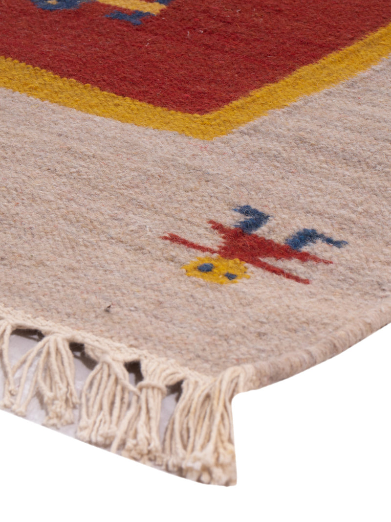 Kelim Rug - Trendy - 200 x 140 cm - caramel