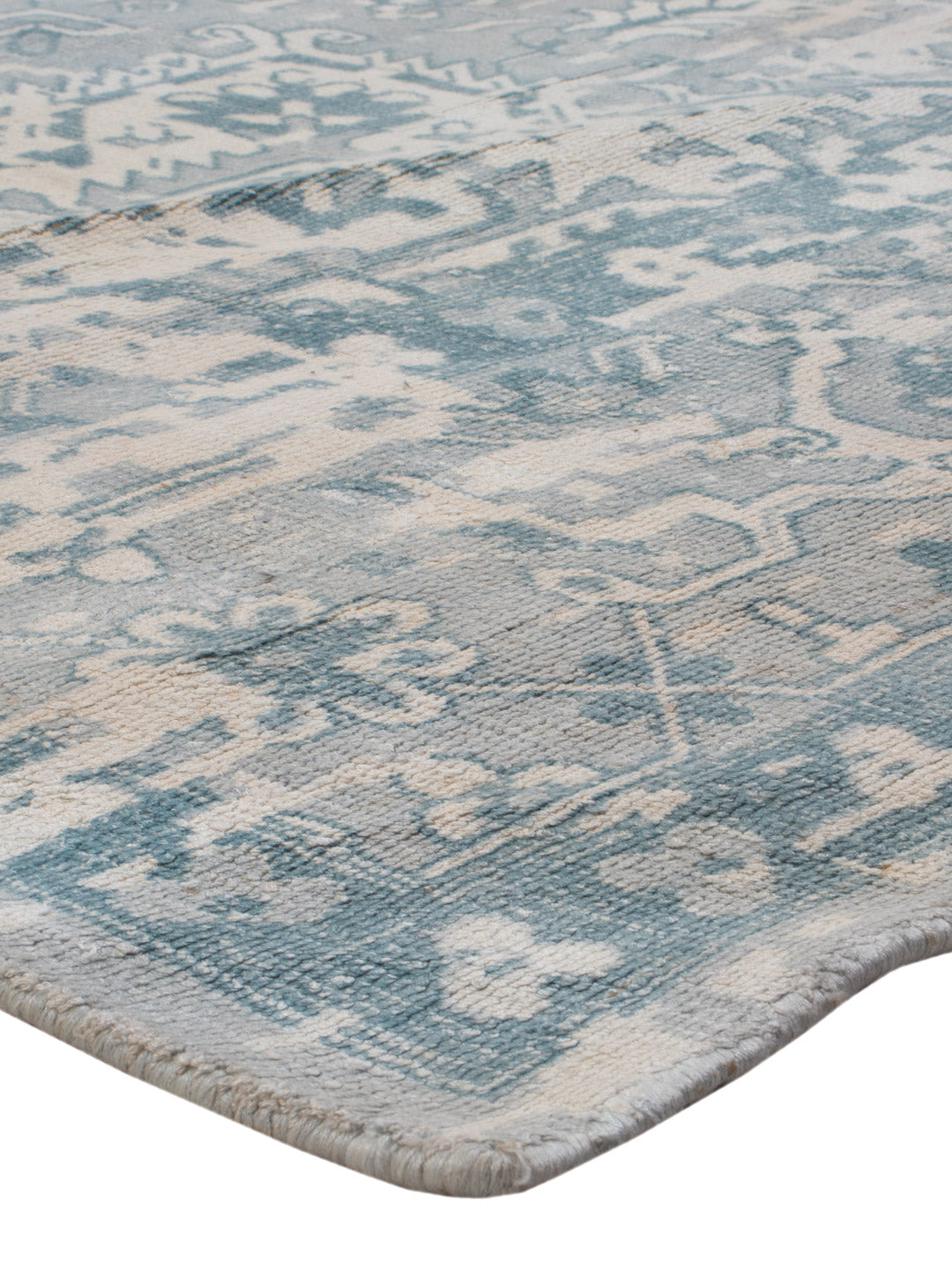 Viskose Teppich - 300 x 230 cm - türkis