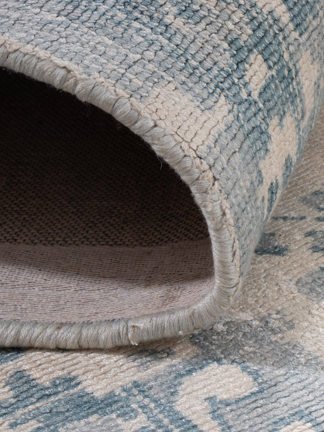 Viskose Teppich - 300 x 230 cm - türkis