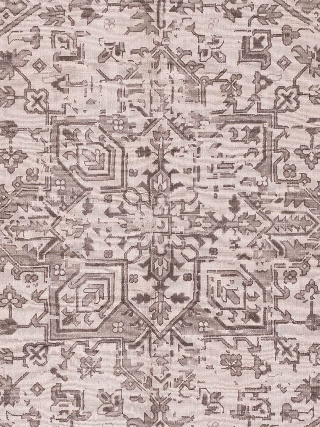 Viskose Teppich - 300 x 230 cm - grau