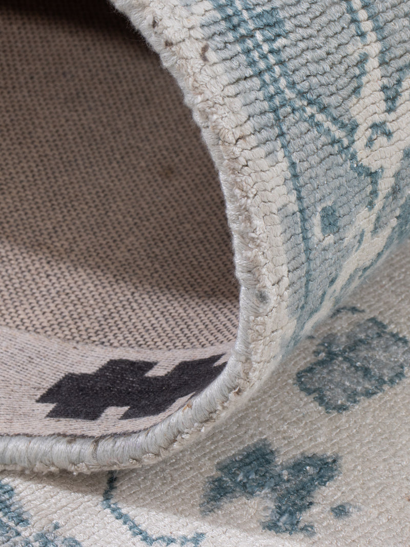 Läufer Viskose - 240 x 80 cm - türkis