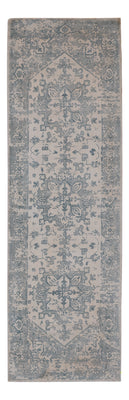 Läufer Viskose - 240 x 80 cm - türkis