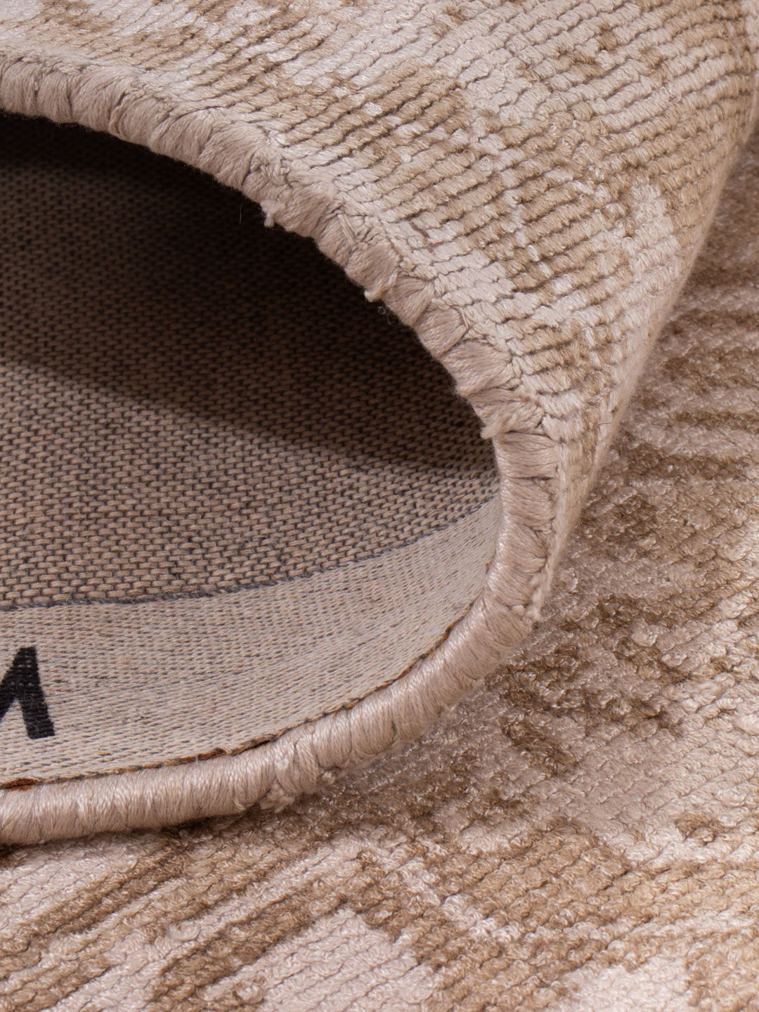 Runner Viscose Rug - 240 x 80 cm - caramel