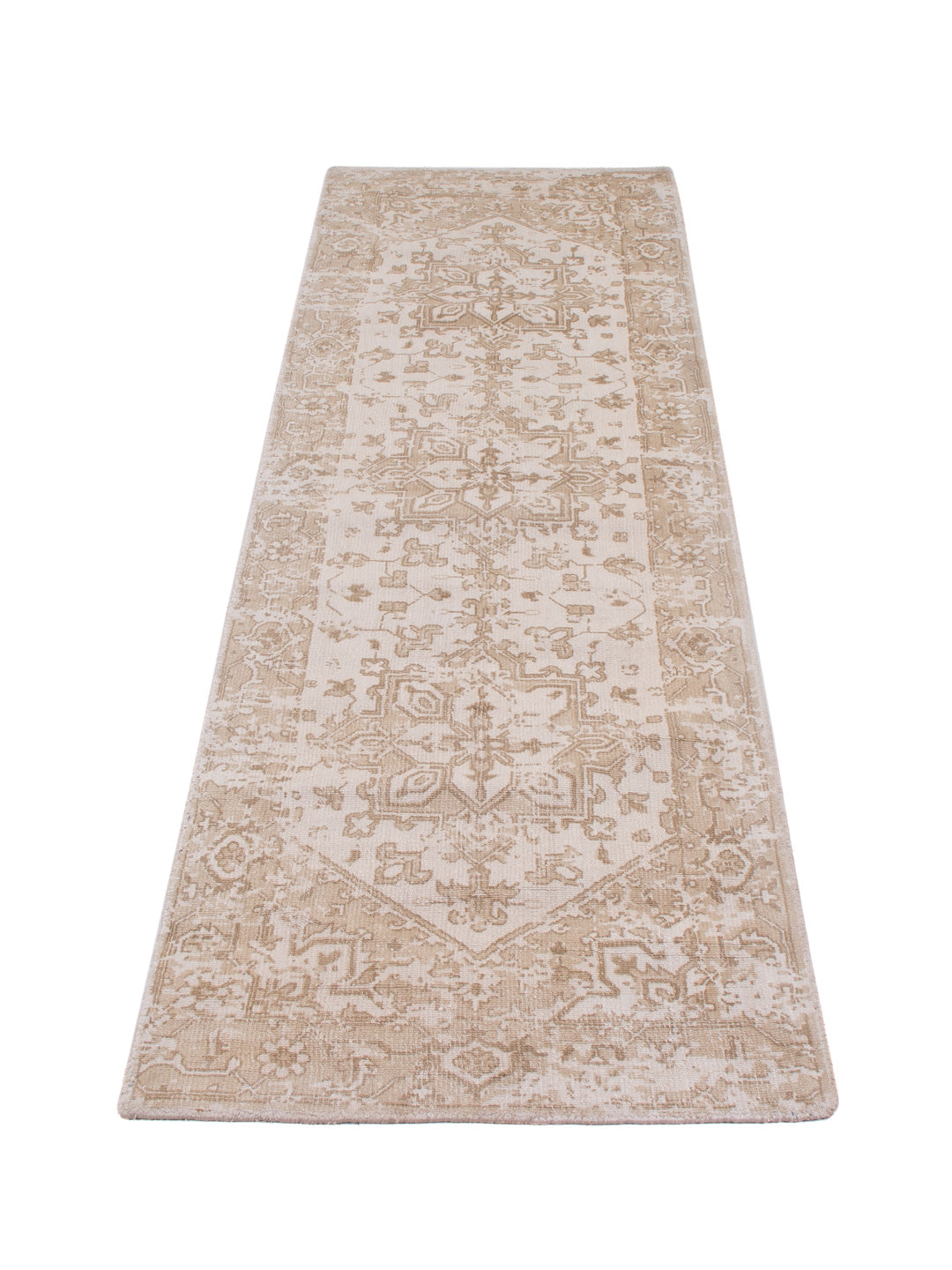 Runner Viscose Rug - 240 x 80 cm - caramel