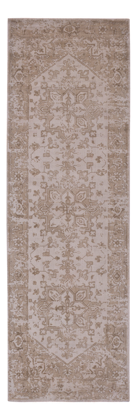 Runner Viscose Rug - 240 x 80 cm - caramel
