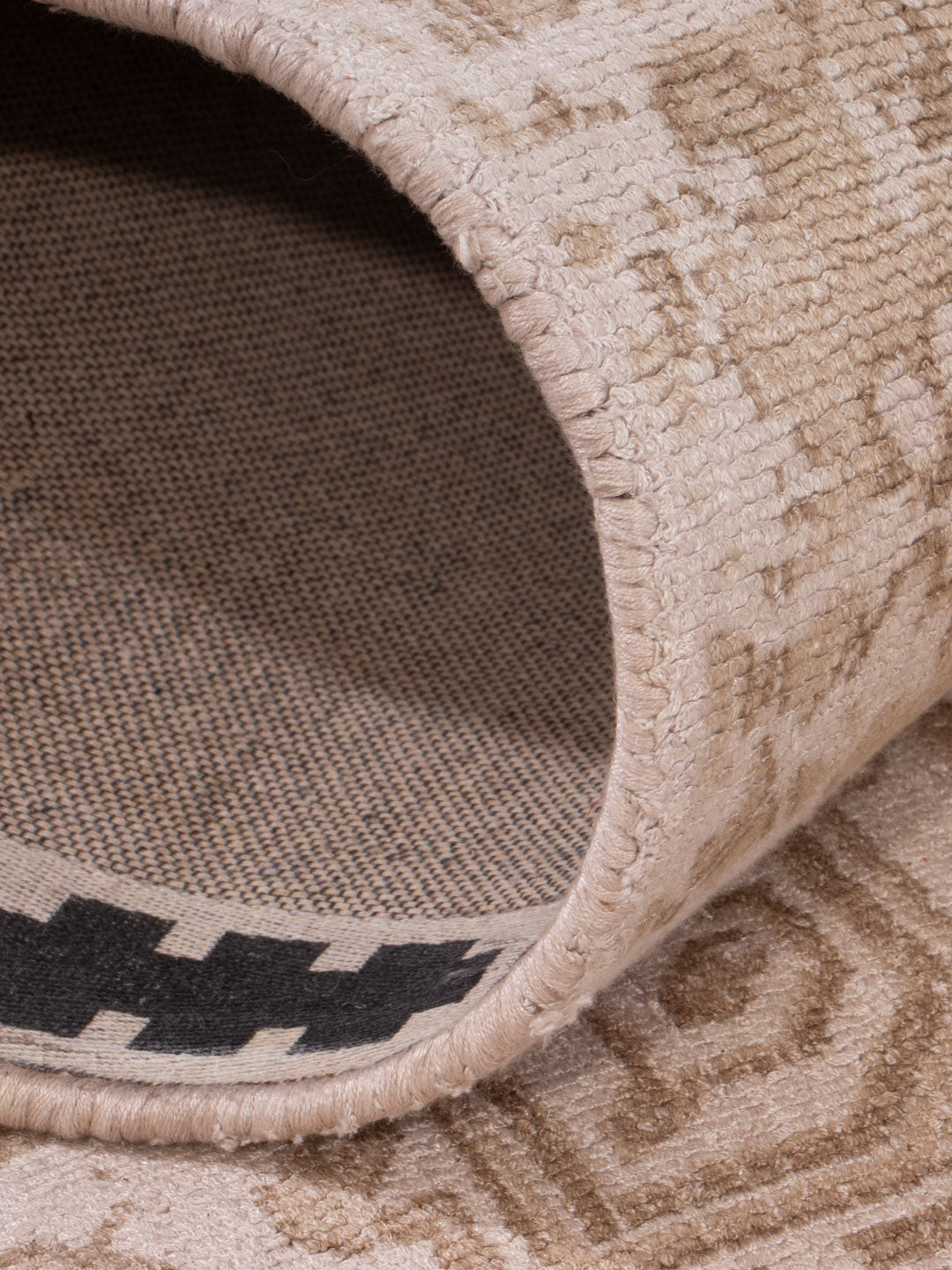 Runner Viscose Rug - 240 x 80 cm - caramel